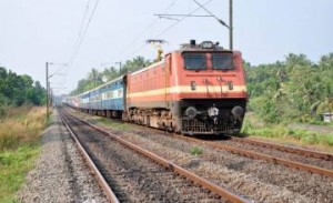 Indian Railways lay tracks