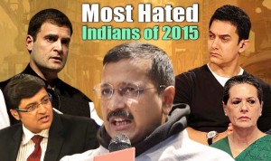 List of Most Hated Indians