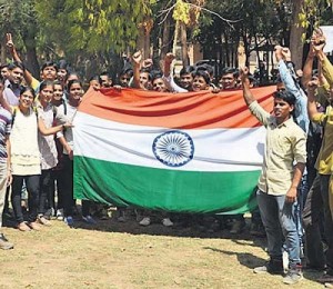 Out of town students only want to fly the tricolor