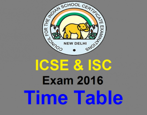 ISC and ICSE exam results in 2016