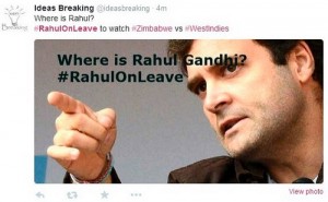 Where Is Rahul Going On Vacation Now