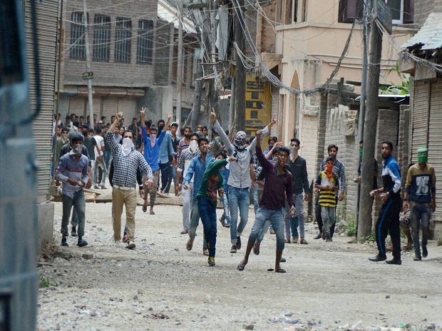 Protest in Srinagar