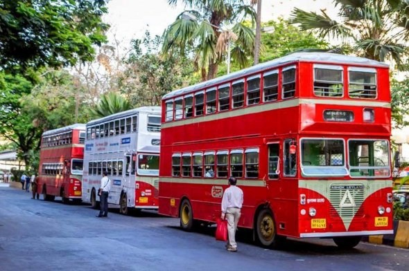 Mumbai City's Best Bus Strike Due To Delay In Salary Payments...