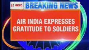 Well Done Air India - Soldiers Will Board First, Ahead of First & Business Class