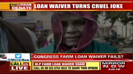 'CONGRESS CHEATS FARMER - LOAN WAIVER OF ONLY RS. 13