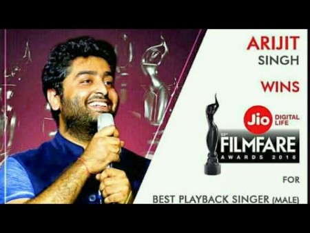 Film fair award male for best singer goes to arjit singh,ourvoice, werIndia