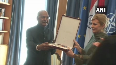 President Ram Nath Kovind conferred with the 'Grand Order of King Tomislav with Sash and Grand Star' by Croatian President, ourvoice, werIndia