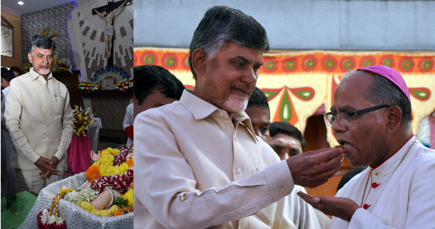 ANDHHRA'S NAIDU PROMISES ONLY CHRISTIANS DALIT QUOTA, MONEY FOR CHURCHES AND HOMES FOR PASTORS