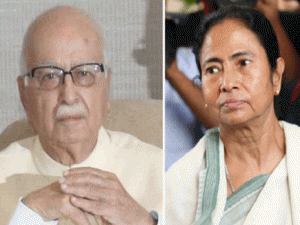 Mamata Banerjee welcomes LK Advani