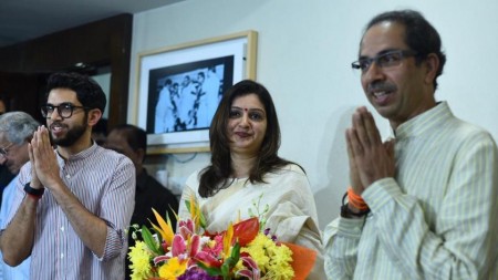 Priyanka Chaturvedi joins Shiv Sena after quitting Congress