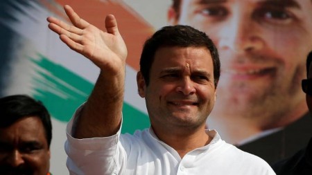 In Election 2019 EC Asks Rahul Gandhi To Say Few Words On “NYAAY” Banner
