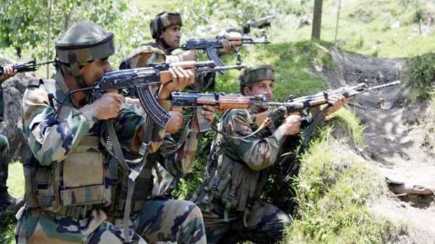 encounter between security forces and terrorists in shopian