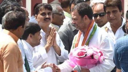rahul gandhi today will file nomination from amethi