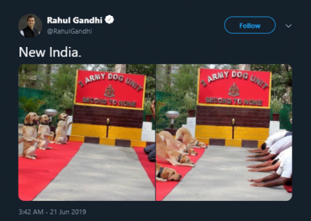 राहुल गांधी को संसद में एक फोन का इस्तेमाल करते देखा गया