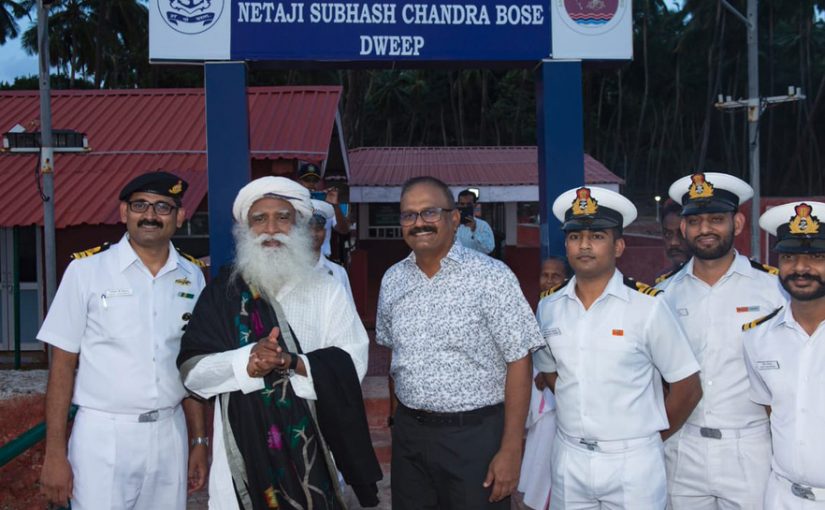 Sadhguru Jaggi Vasudev And Andaman Nicobar Command Together On International Yoga Day