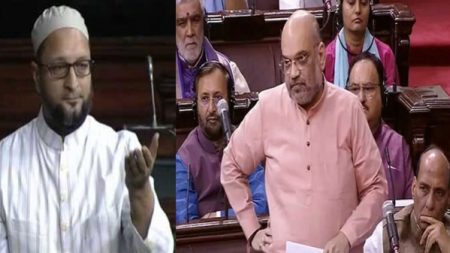 Owaisi Squabble With Amit Shah During Discussions In National Investigation Amendment Bill