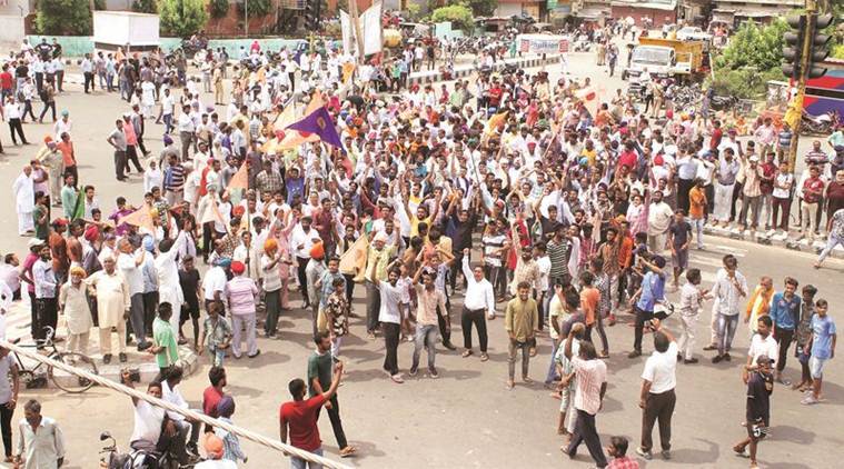 Dalits protest against demolition of Ravidas Mandir in Delhi