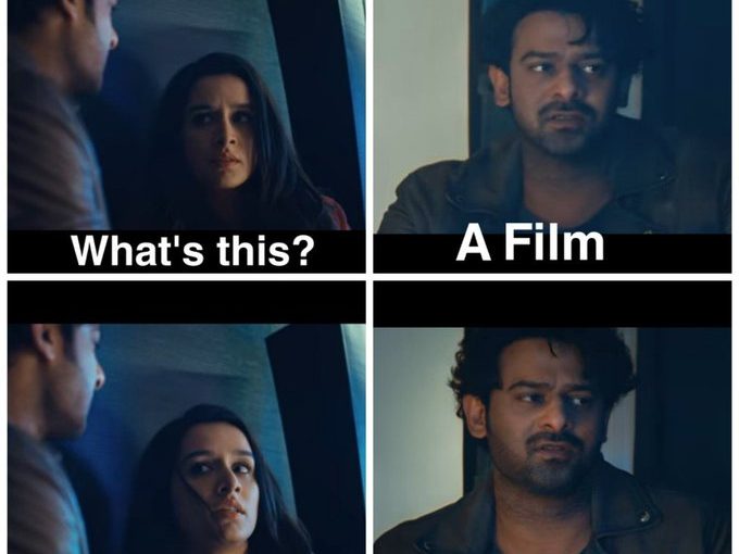 Funny Memes On Psycho Saiyaan Movie “Saaho”