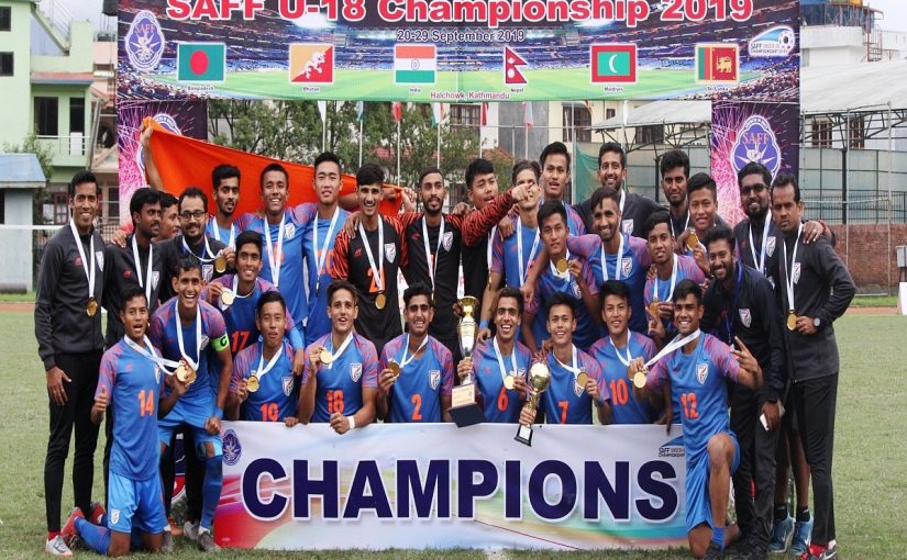 India Wins U-18 Football SAFF U-18 Championship