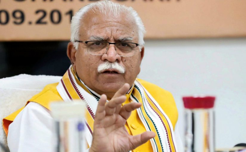 "We will implement NRC in Haryana," Said Haryana CM Manohar Lal Khattar