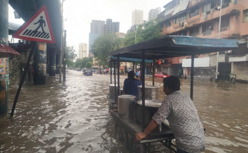 Mumbai City On Red Alert As Rain Water Ponders Including Adjoining Areas