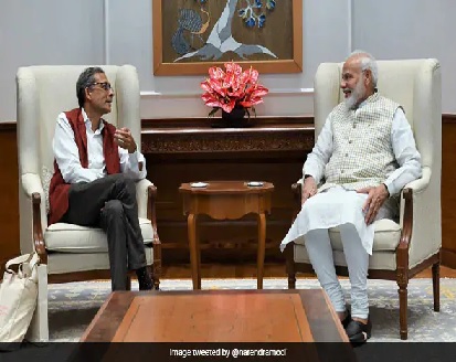 Abhijit Banerjee Nobel Laureate Meets PM Modi