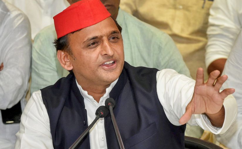 Samajwadi Party Chief Akhilesh Yadav On Cycle Yatra In Uttar Pradesh