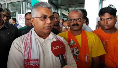 BJP Leader Dilip Ghosh Alleged On Model Code Of Conduct Violation