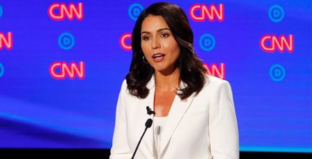 INDIA LOVER, HINDU US CONGRESSWOMAN TULSI GABBARD IS CRITICIZED FOR HER WHITE DRESS & FITNESS