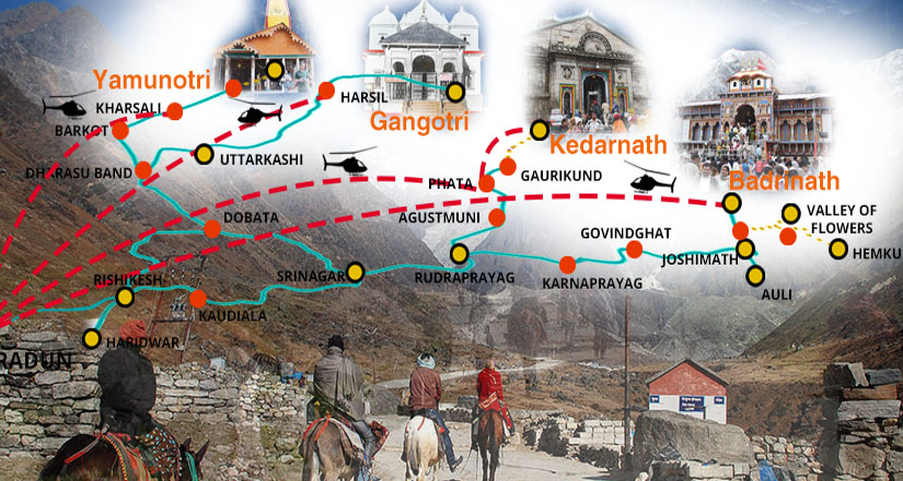 Planning Visit To Char Dhams? Enjoy Rail connectivity to Yamunotri, Gangotri, Kedarnath and Badrinath Near Completion