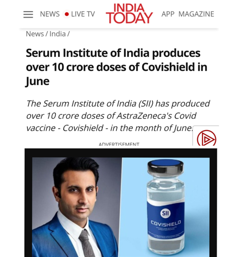 Made In India: India Produced More Than 10 Crore COVID Vaccine Doses in June