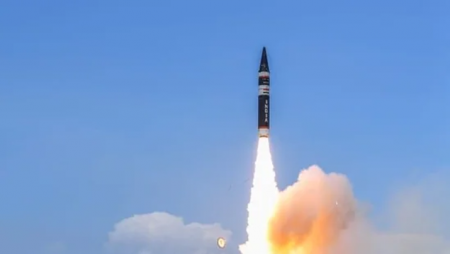 INDIA SUCCESSFULLY TEST FIRES AGNI P, A NEW MISSILE IN AGNI SERIES