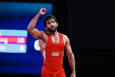 Great Indian Player -For Bronze, Wrestler Bajrang Punia Fought With Painful Knee And Risked Aggravating Injury