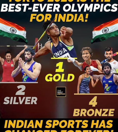 With 7 Medals In Tokyo, India Registers Its Best-Ever Performance At Olympics