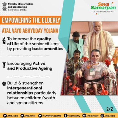 Modi Govt’s Rashtriya Vayoshri Yojana to Empower The Elderly