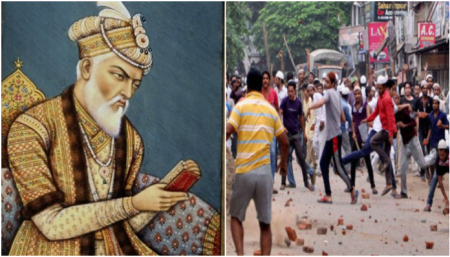 What Do They Think! -Fans of Mughal Bigot Aurangzeb Get Offended By Facebook post, Stone-Pelting Leaves Four Policemen Injured