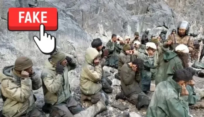 Chinese State media Shares Images Of ‘Indian Soldiers Captured By PLA In Galwan Valley’, Netizens Point Out How Things Don’t Add Up