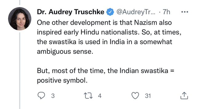 Why Hindus Should Give Widespread Publicity To Audrey Truschke – She Is Now A Headache For ‘Liberals’