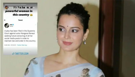 Plea Filed In SC To Censor All Future Social Media Posts Of Actor Kangana Ranaut To ‘Maintain Law And Order’ In The Country