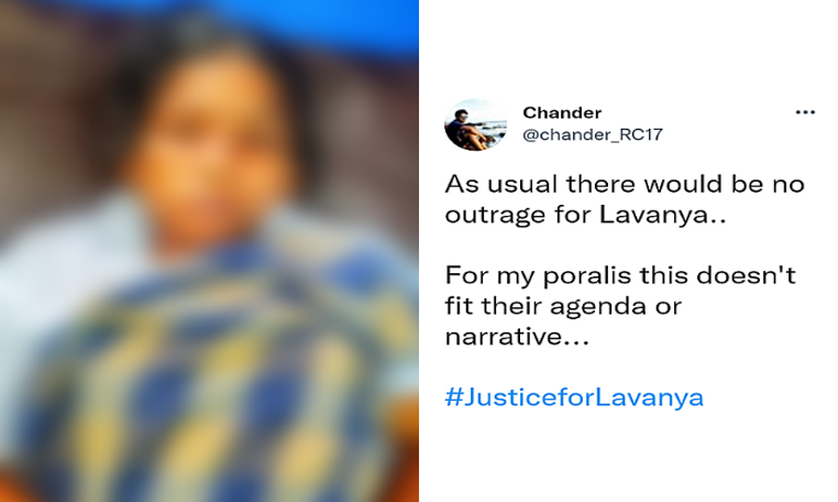 Here’s why #JusticeforLavanya Is Trending On Twitter