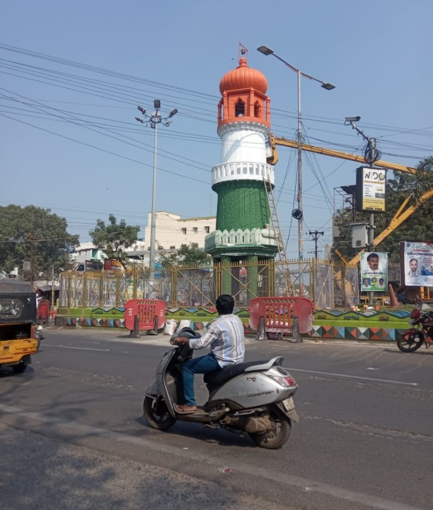 After Facing Backlash, Guntur’s Jinnah Tower Painted In Tricolour