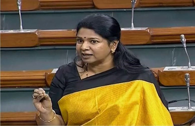 DMK MP Kanimozhi Lies Brazenly In Pariament About South Being ‘Discriminated Against’ In Railway Budget