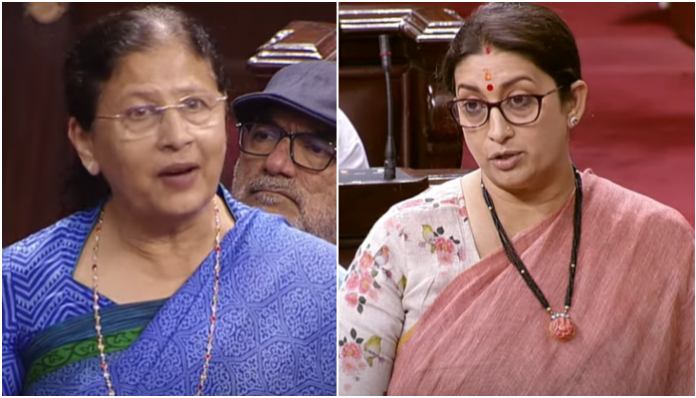 Smriti Irani Slams NCP MP Fauzia Khan Over Her Remark ‘Girls Are Married Because They Have Nothing Else To Do’