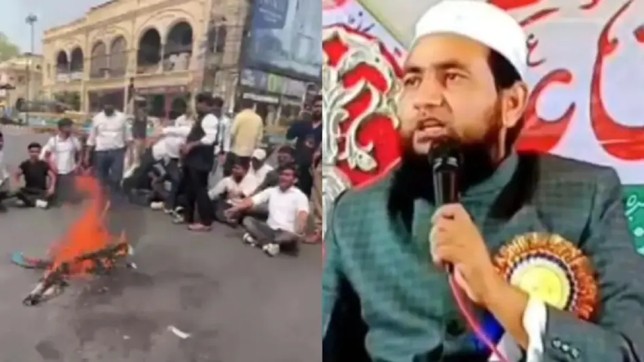 Protest in Lucknow over Controversial Remark