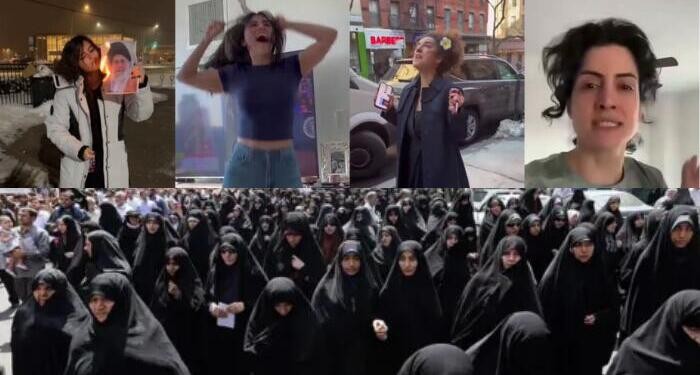 Iran women celebrate after Khamenei's death