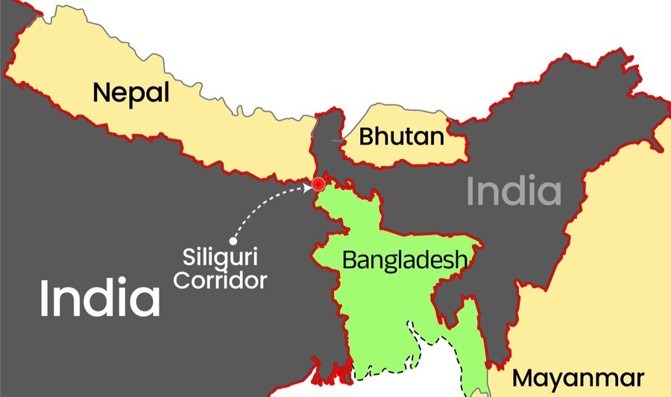 Siliguri Corridor, India
