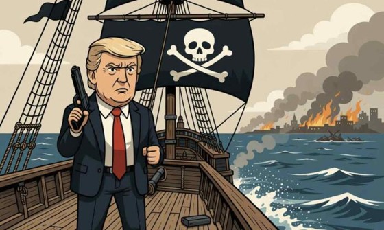 President Trump illustration