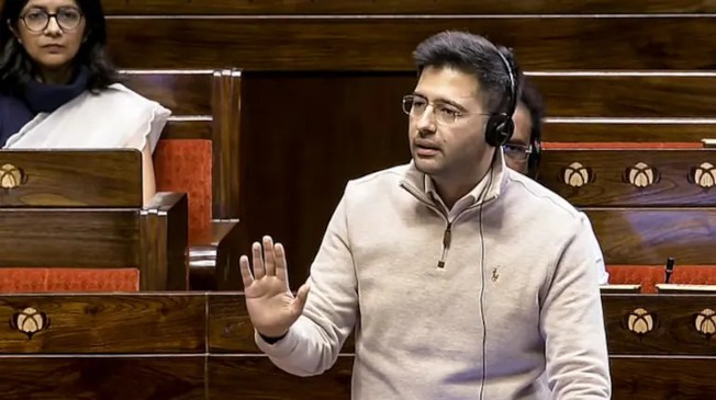 Raghav Chadha in Rajya Sabha