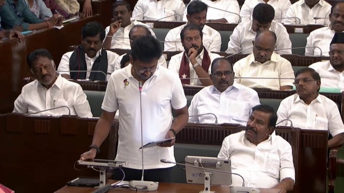 Udhayanidhi Stalin in Tamil Nadu Assembly
