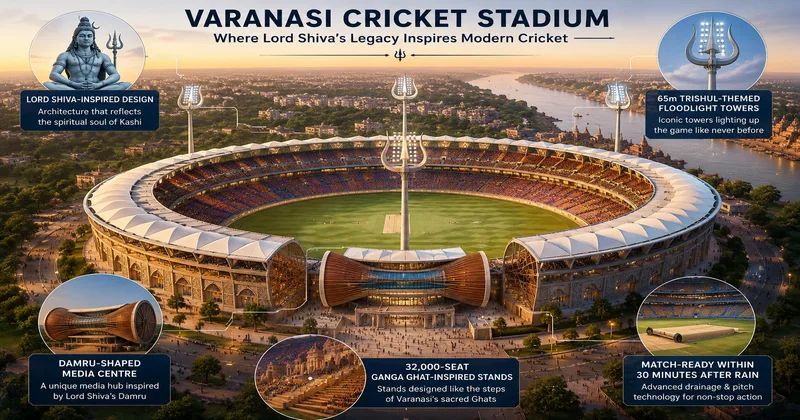 Varanasi Cricket Stadium Concept